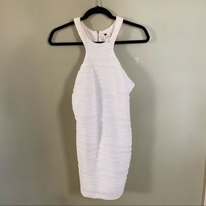Women’s texted white dress, size small